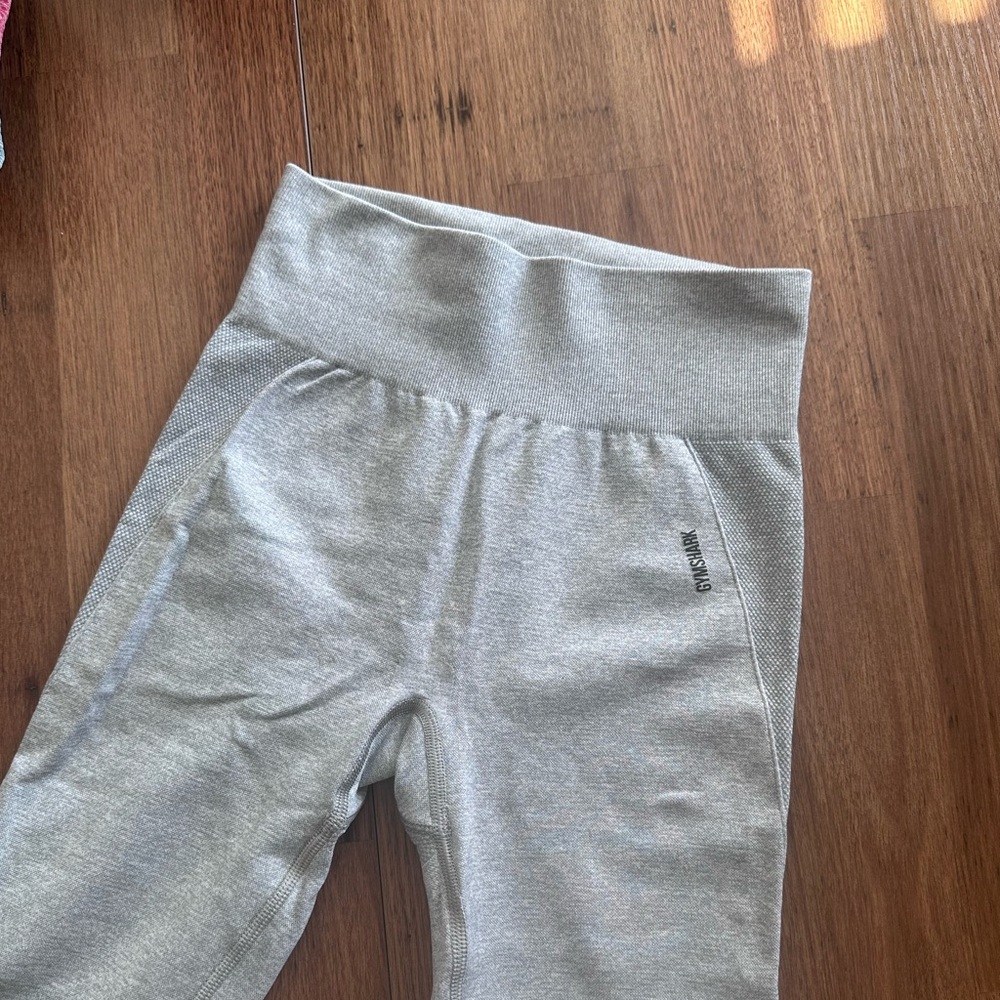 Gymshark grey high waisted seamless leggings